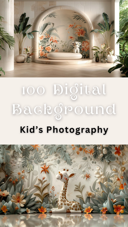 100 Backdrops for Kids' Photography